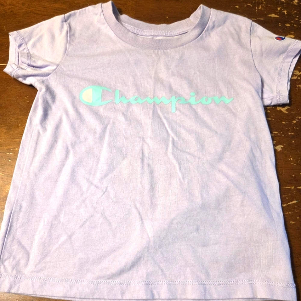 Champion Purple Short Sleeve Tee